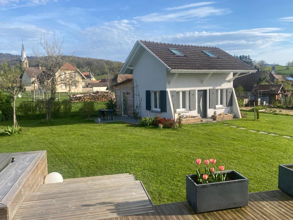 Gite Le Charmot, Au Pied Des Montagnes Classe 3* Roderen Bagian luar foto